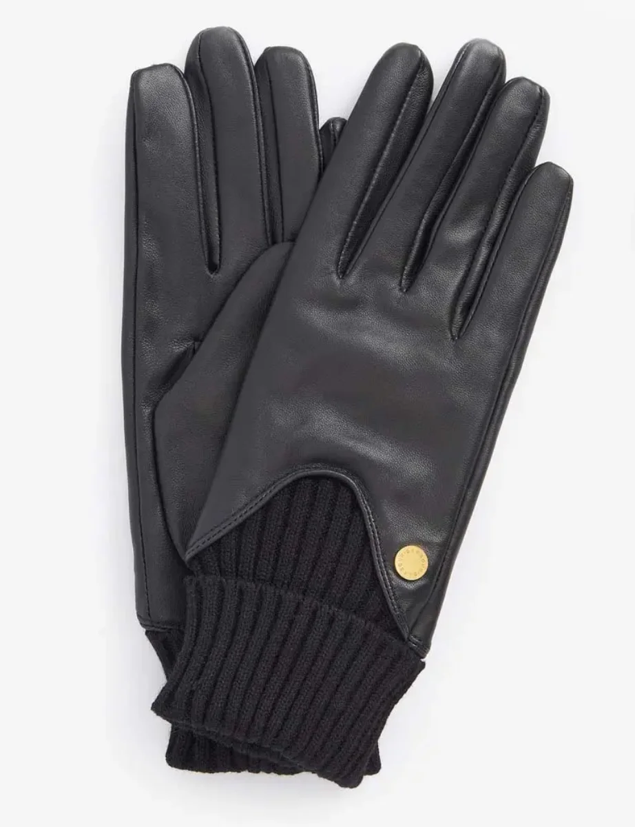 Picture of Barbour Women's Deanna Leather Glove | Black