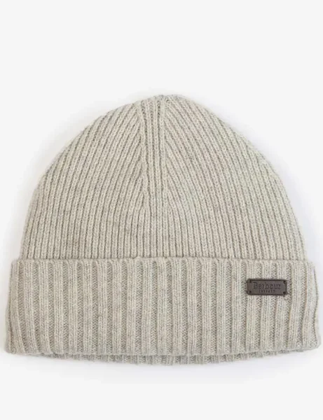 Barbour Men's Carlton Beanie | Light Grey Barbour Men's Carlton Beanie | Light Grey