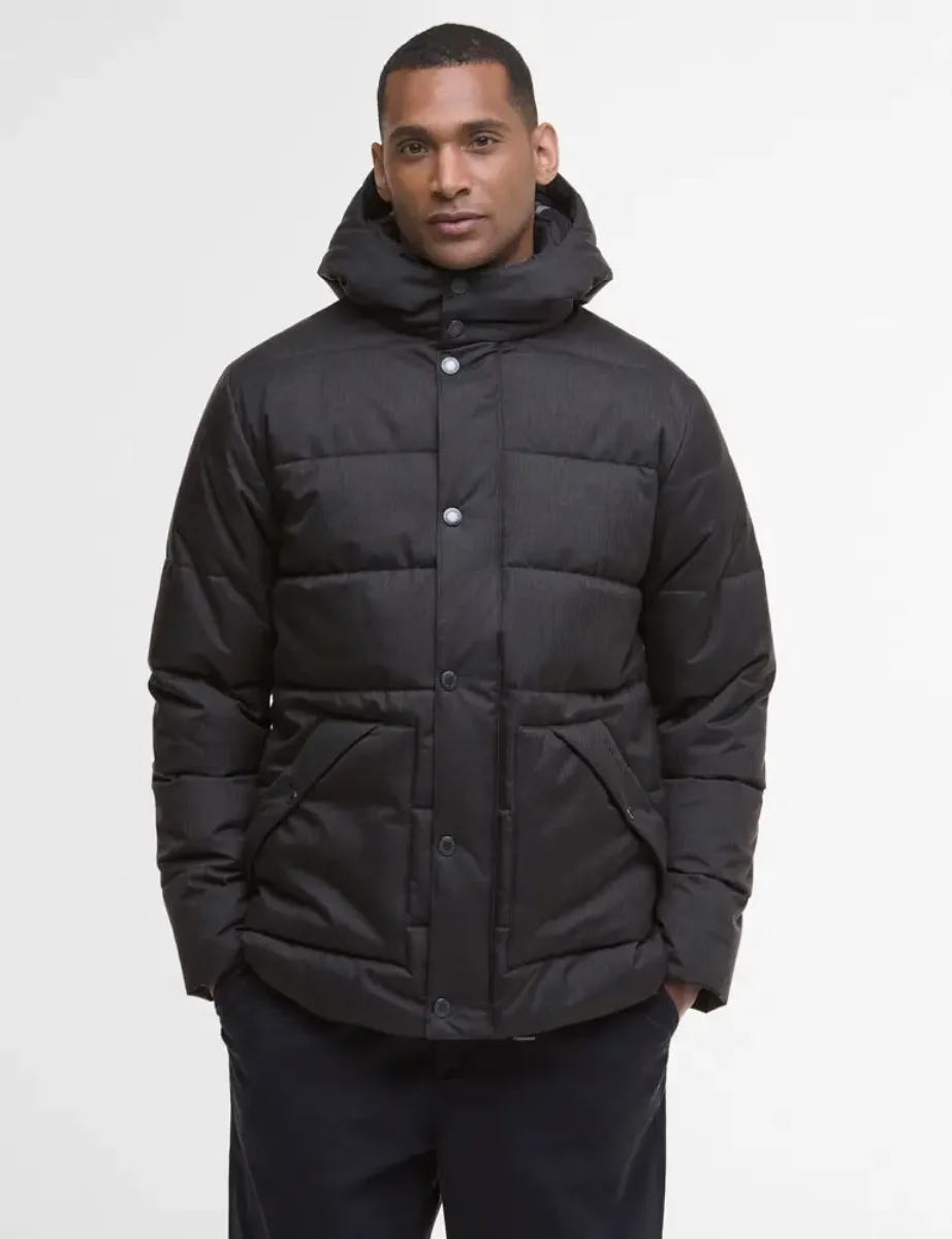Picture of Barbour Brampton Puffer Jacket | Charcoal