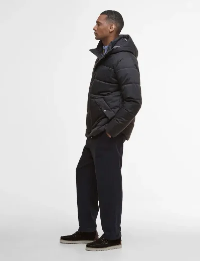 Picture of Barbour Brampton Puffer Jacket | Charcoal