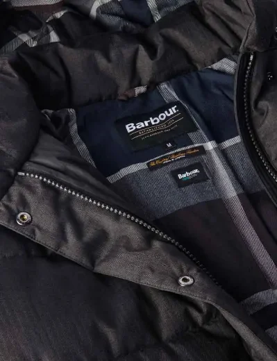 Picture of Barbour Brampton Puffer Jacket | Charcoal