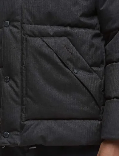 Picture of Barbour Brampton Puffer Jacket | Charcoal