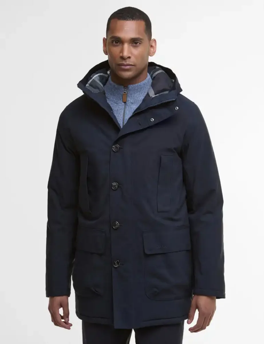 Picture of Barbour Winter Beaufort Waterproof Parka | Navy