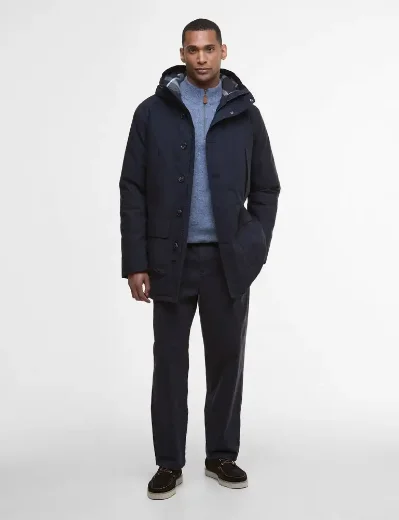 Picture of Barbour Winter Beaufort Waterproof Parka | Navy