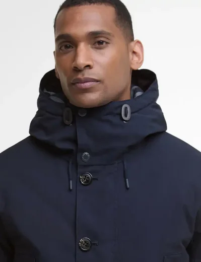 Picture of Barbour Winter Beaufort Waterproof Parka | Navy