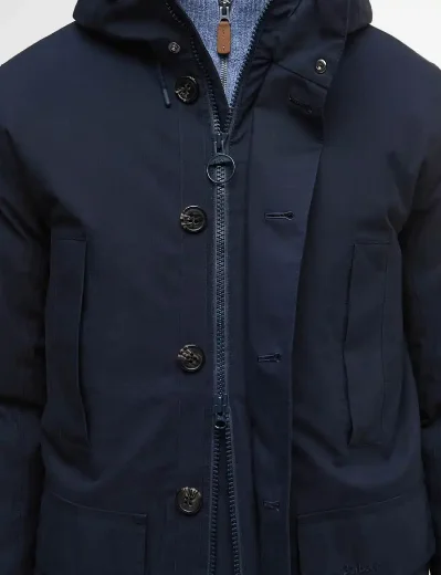 Picture of Barbour Winter Beaufort Waterproof Parka | Navy