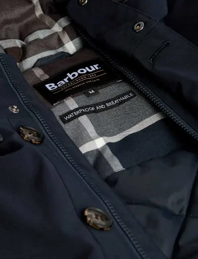 Picture of Barbour Winter Beaufort Waterproof Parka | Navy