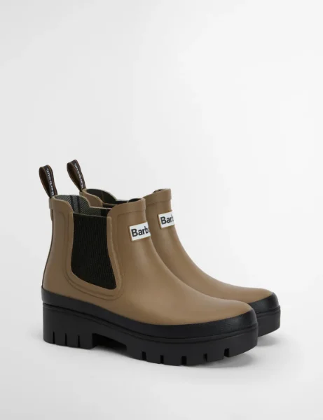 Barbour Halton Ankle Welly | Beige Barbour Halton Ankle Welly | Beige