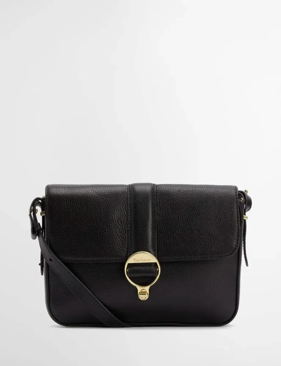 Barbour Women's Rosa Leather Crossbody Bag | Black