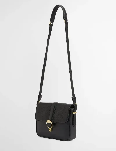 Barbour Women's Rosa Leather Crossbody Bag | Black
