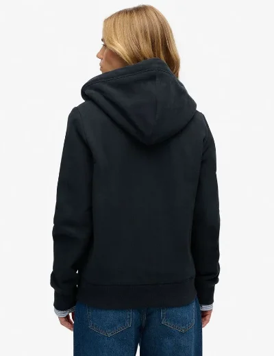 Superdry Essential Logo Ziphood | Eclipse Navy