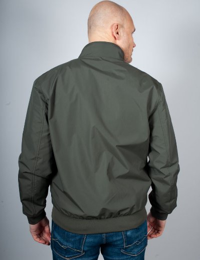 Fred Perry Brentham Jacket | Field Green/Black