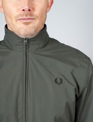 Fred Perry Brentham Jacket | Field Green/Black