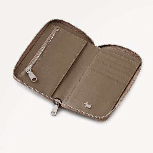 Radley Pockets Core Med Zip around Purse | Coffee