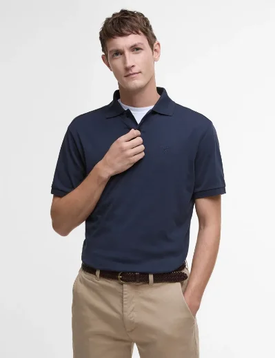 Barbour Hylton Interlock Polo | Navy