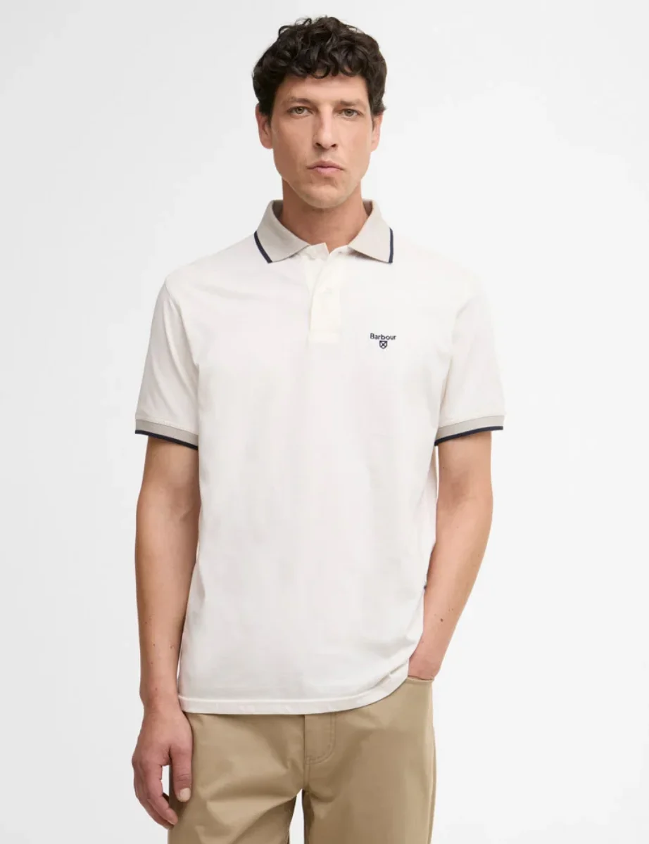 Barbour Cornsay Polo | OFF WHITE 