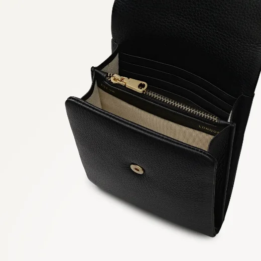 Radley Mallow Street Medium Phone Crossbody / Black