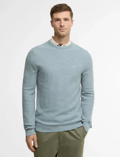 Barbour Honeycomb Crew Sweat | Grey