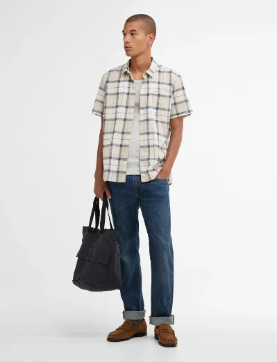 Barbour Gordon Short Sleeve Shirt | Oban Mist Tartan