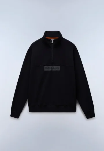 Napapjiri B-Box Logo Half Zip | Black