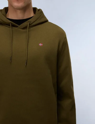 Napapjiri Balis H Sum Hoodie | Dark Olive