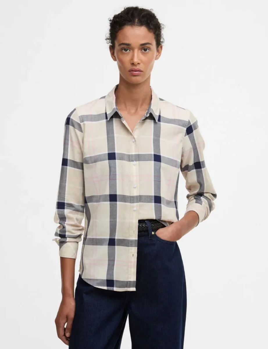 Barbour Women's Bredon Check Shirt | Cherry Blossom Tartan