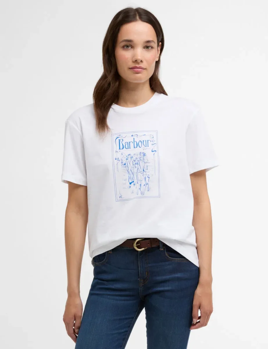 Barbour Women's Hambleton T-Shirt | White 