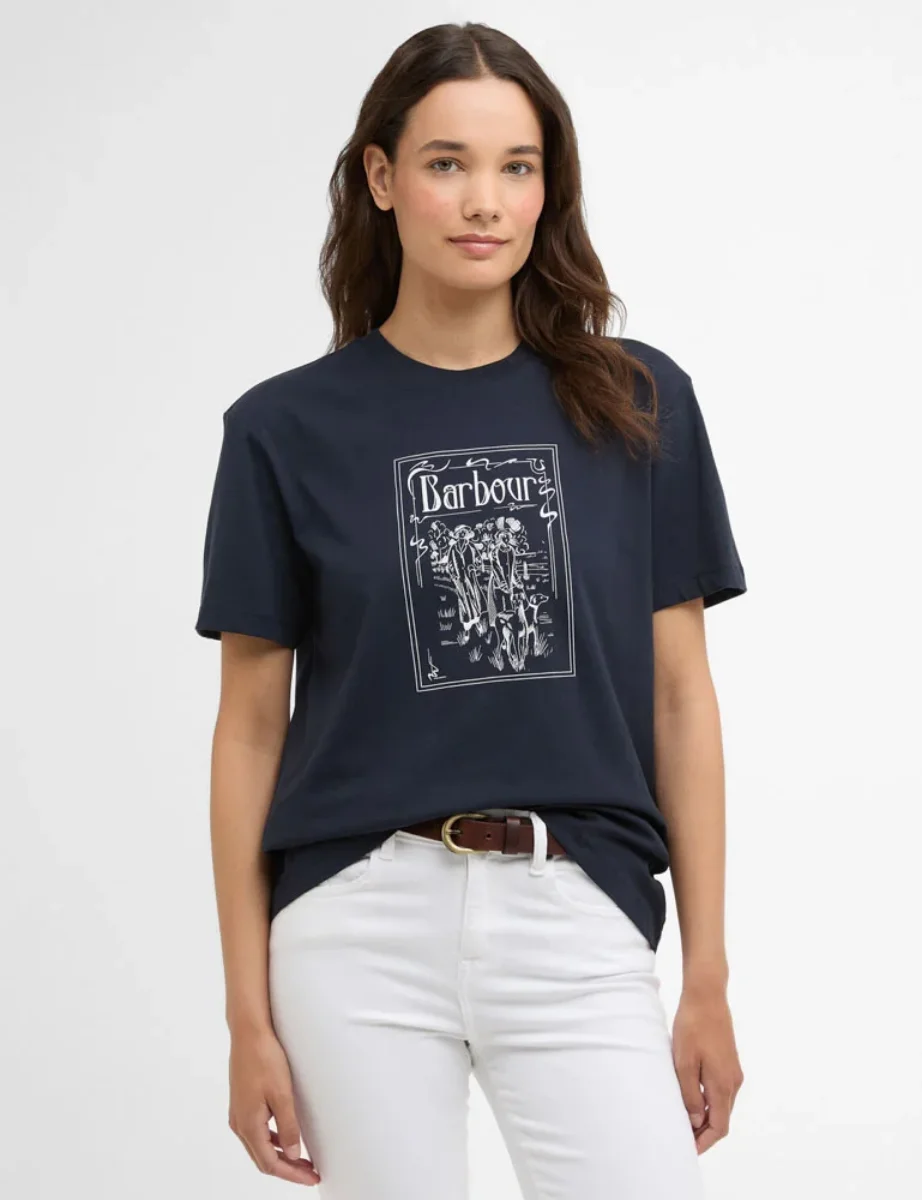 Barbour Women's Hambleton T-Shirt | Navy