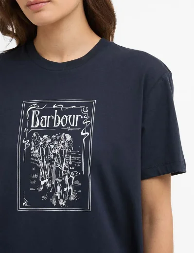 Barbour Women's Hambleton T-Shirt | Navy