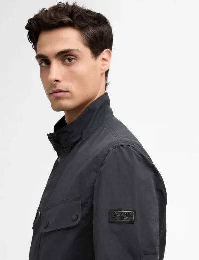 Barbour International Modern Showerproof Dukes Jacket | Black