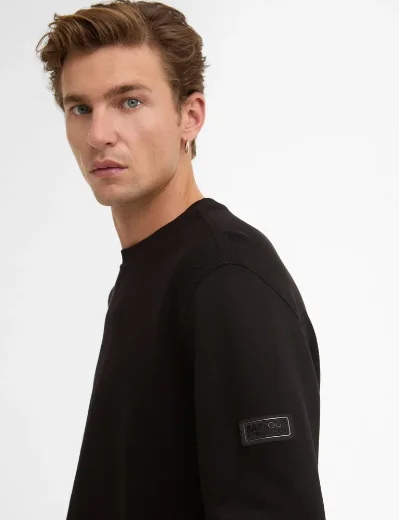 Barbour International Kaspain Crew Sweat | Black