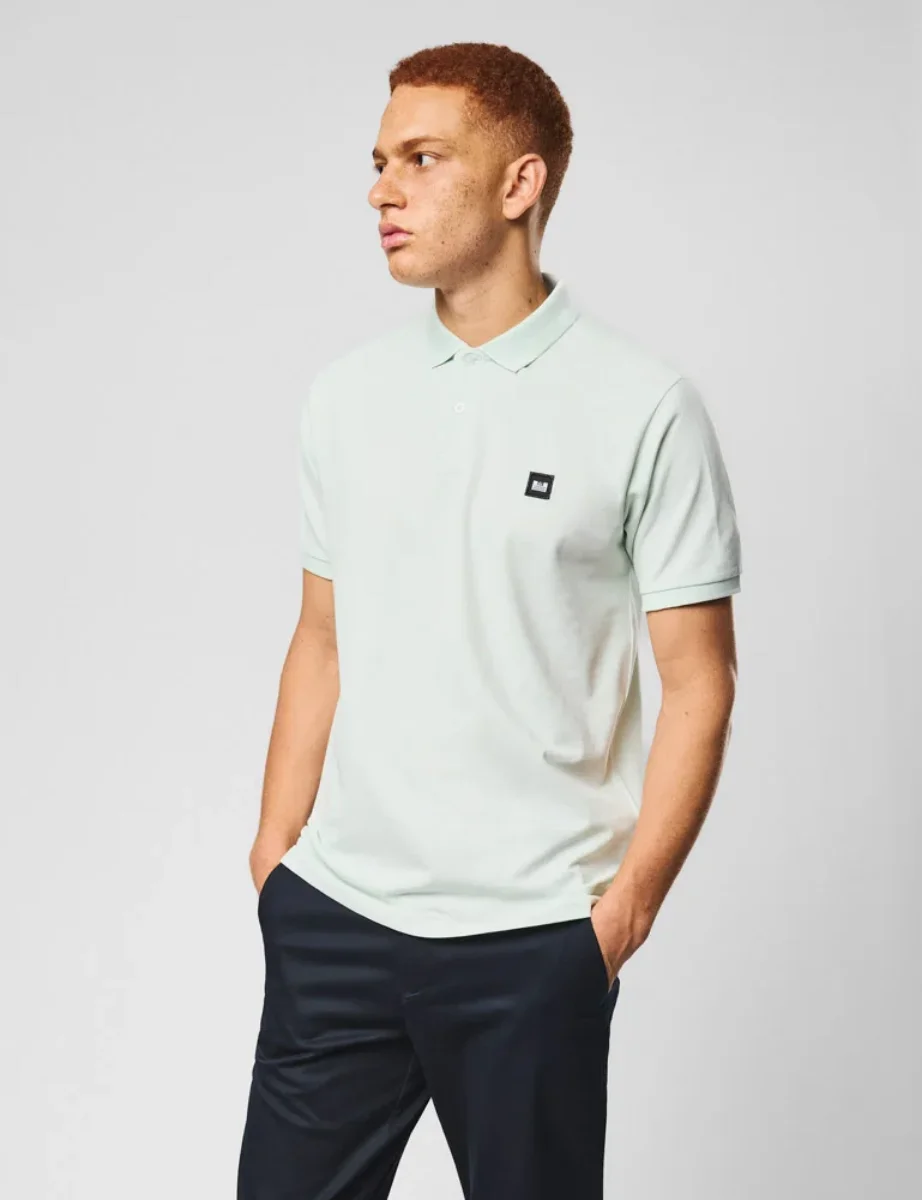 Weekend Offender Heathcote Badge Polo | Amazonite