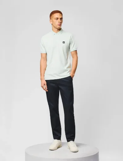 Weekend Offender Heathcote Badge Polo | Amazonite