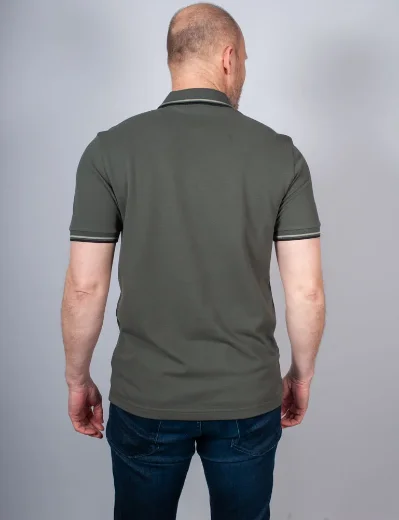 Picture of Fred Perry Twin Tipped Polo Shirt | Field Green 