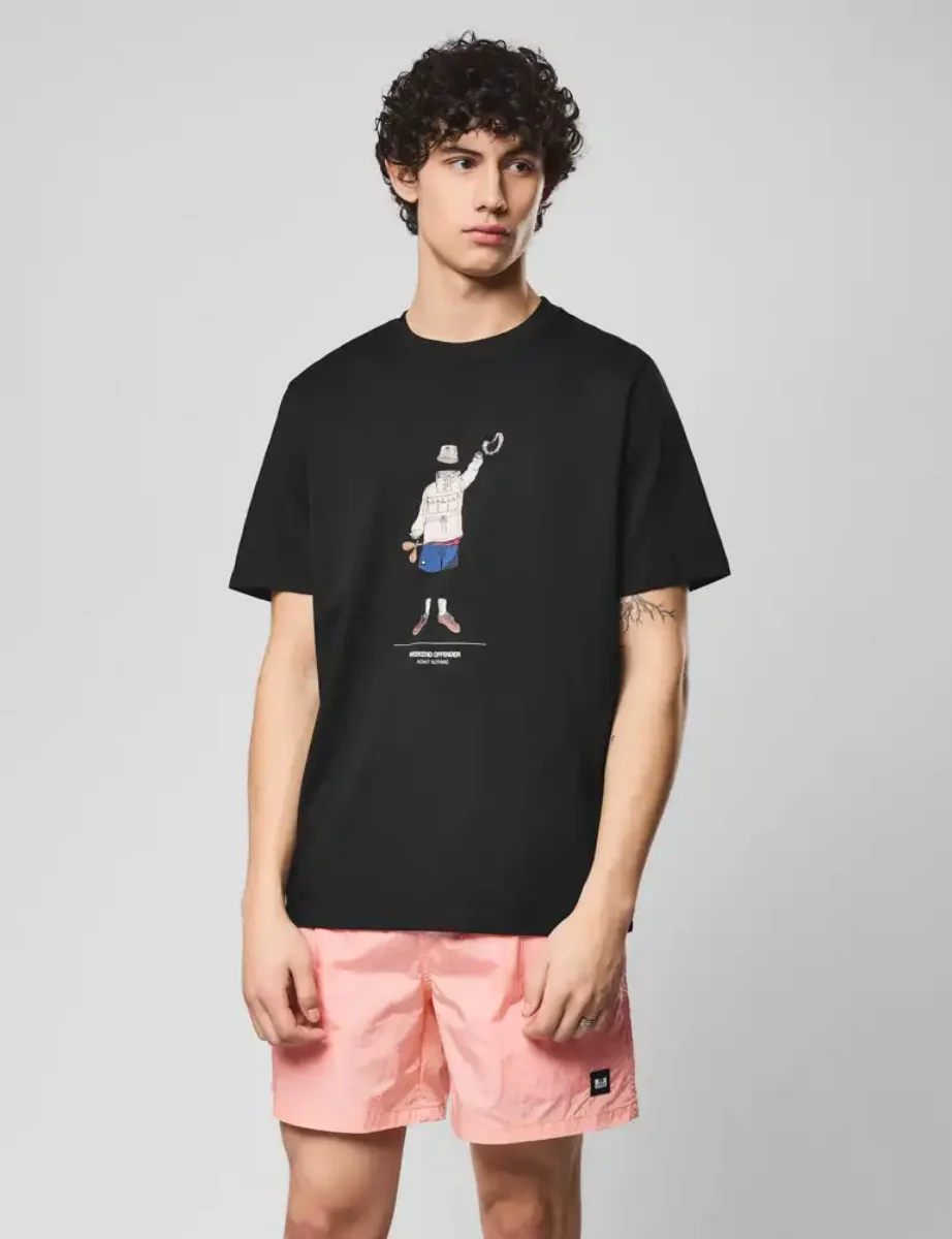 Picture of Weekend Offender Hassen Graphic Tee | Black