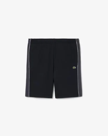 Lacoste Colour Block Fleece Shorts | Black