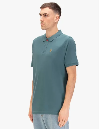 Picture of Luke 1977 New Mead Pique Polo | Teal