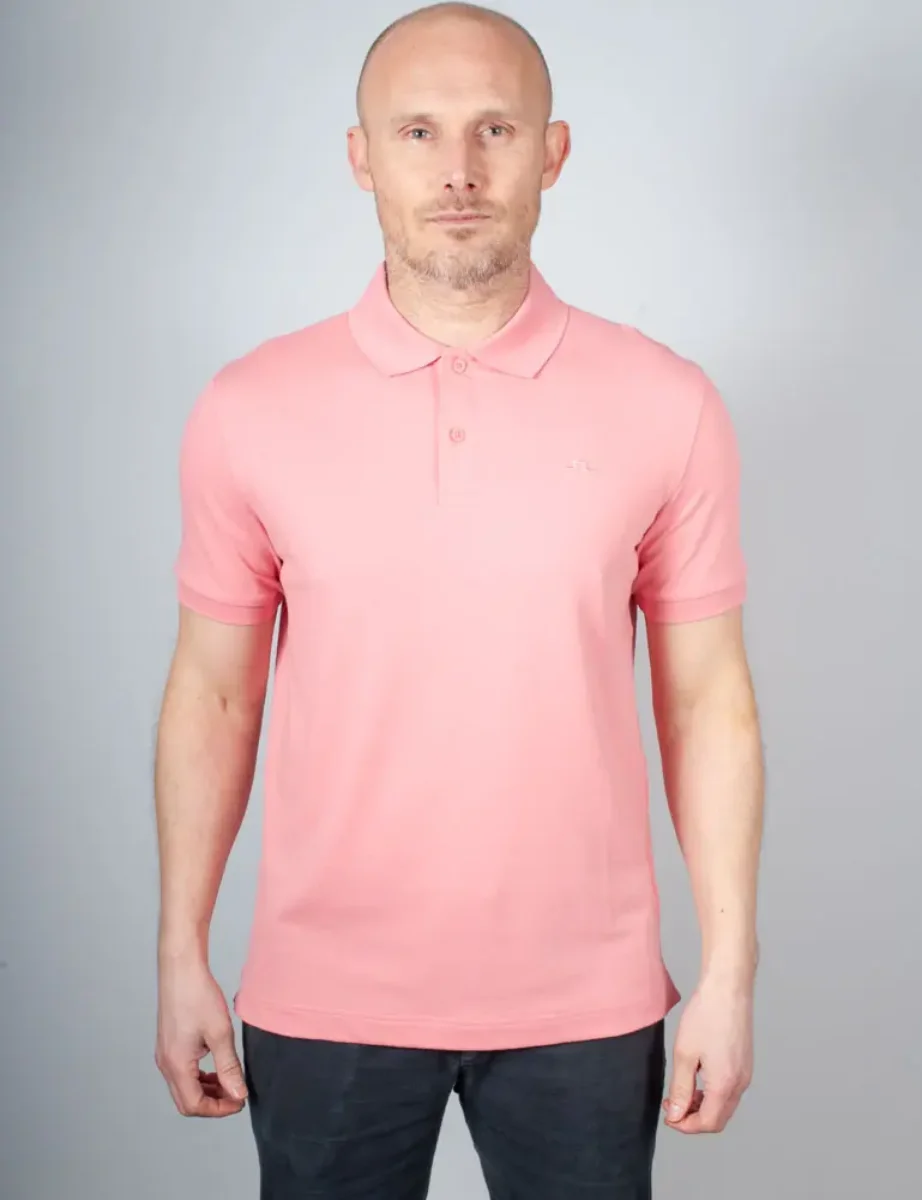 Picture of J Lindeberg Verse Polo Shirt | Pink