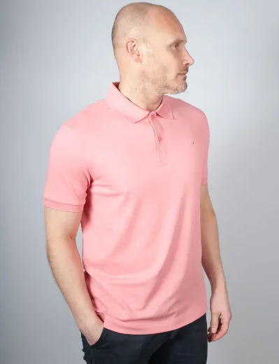 Picture of J Lindeberg Verse Polo Shirt | Pink