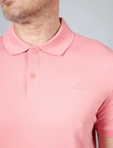 Picture of J Lindeberg Verse Polo Shirt | Pink