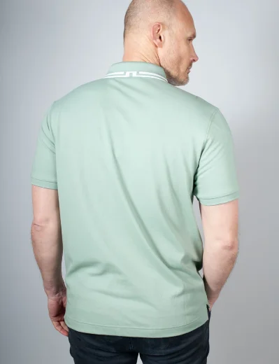Picture of J.Lindeberg Joey Tipped Polo | Jade