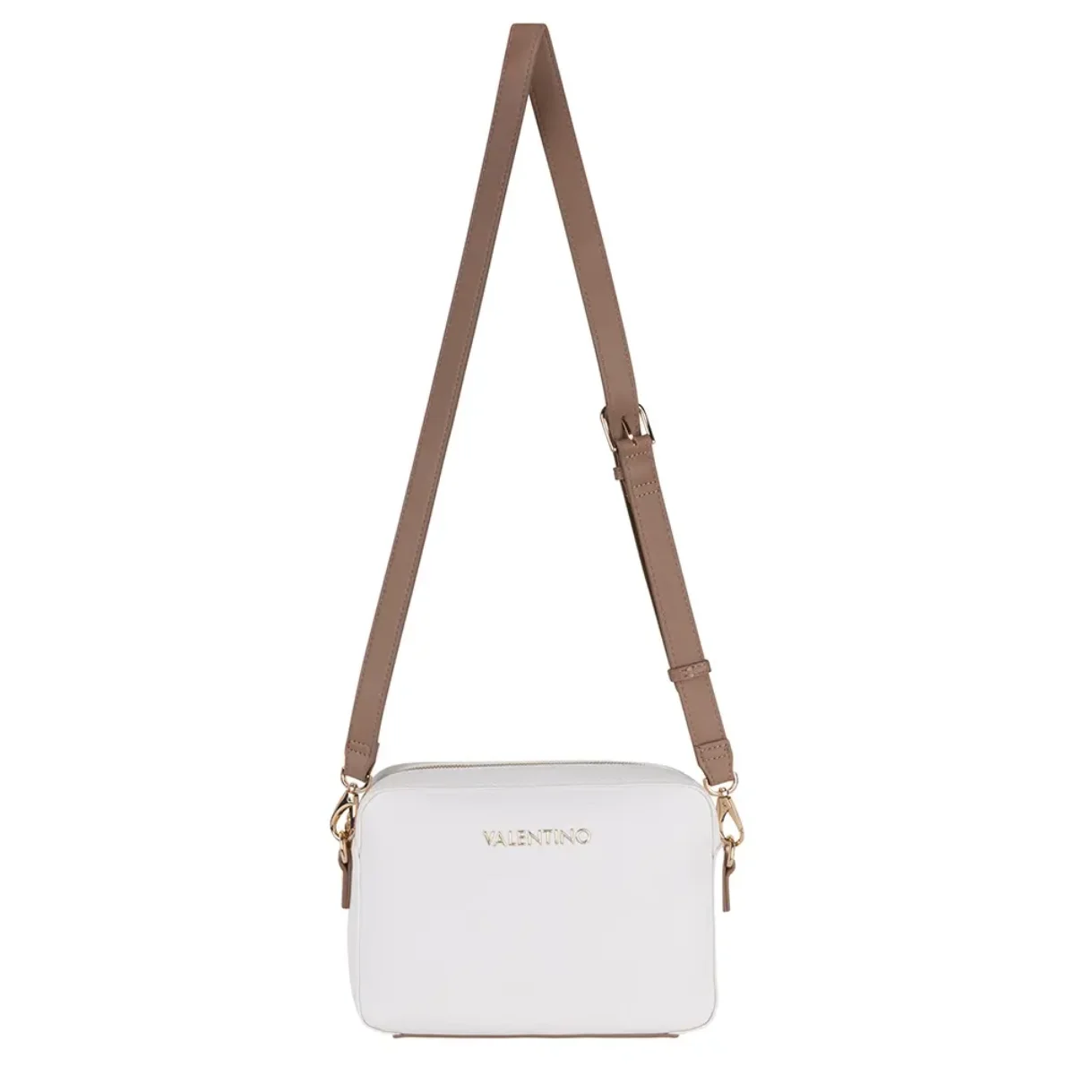 Valentino Alexia Camera Bag | Blanco/Cuoio