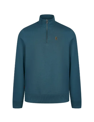Luke Sport Sydney Half Zip Sweater | Teal