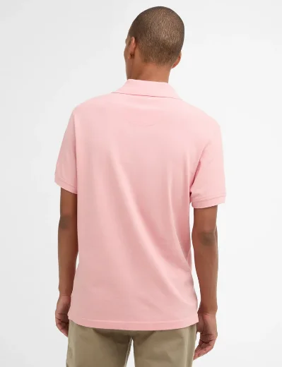 Barbour Tartan Pique Polo | Mineral Pink