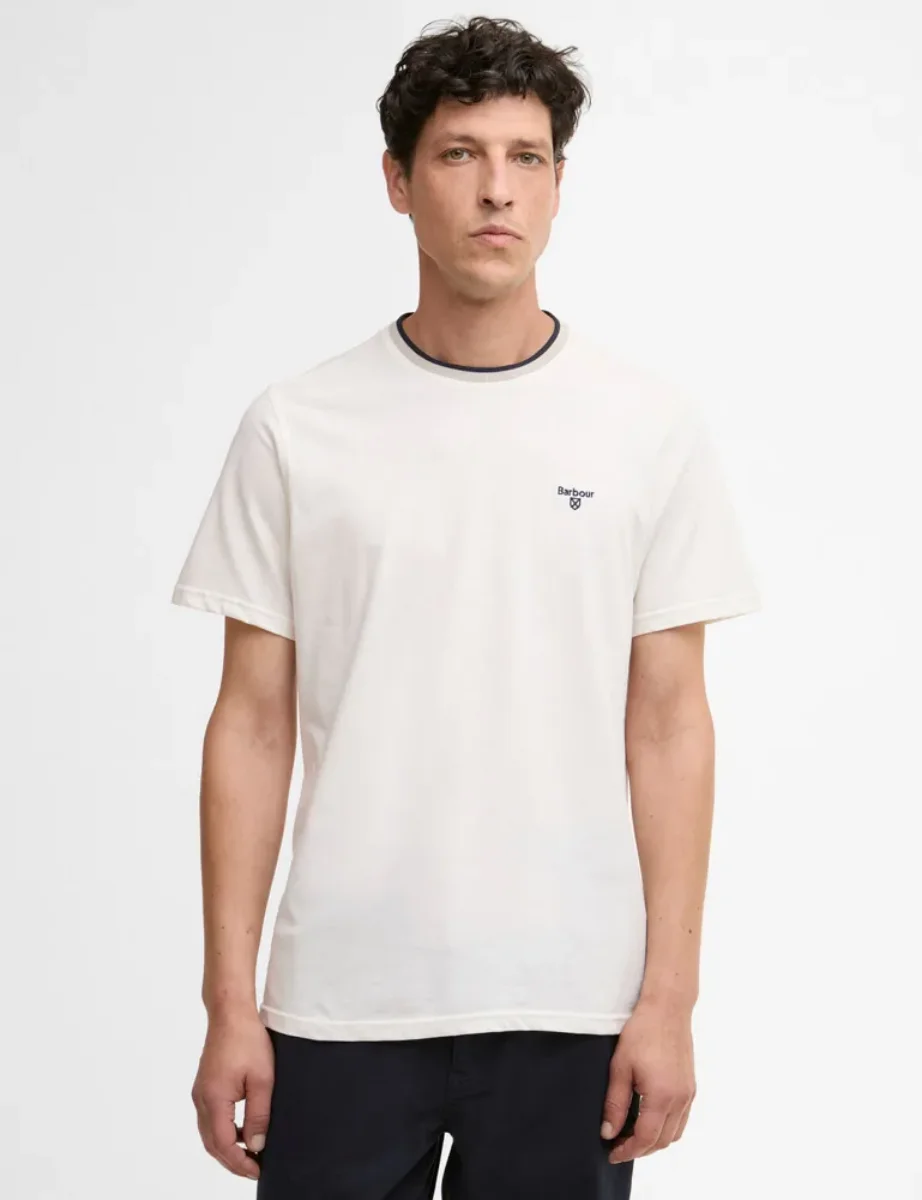 Barbour Cornsay Tailored T-shirt | Whisper White