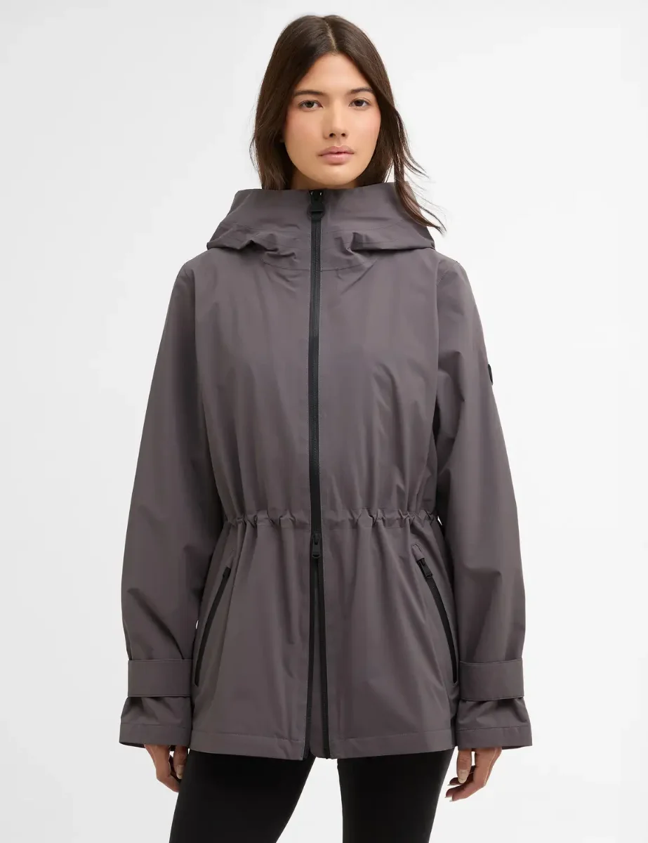 Barbour Intl Kyra Waterproof Jacket | Lavender Grey