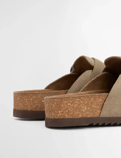 Barbour Women's Kyra Closed Toe Sandal | Taupe