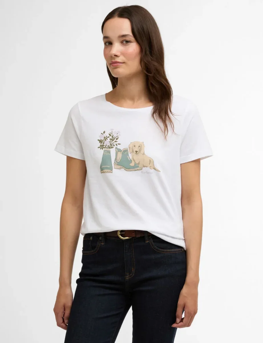 Barbour Women's Brambles T-Shirt | White