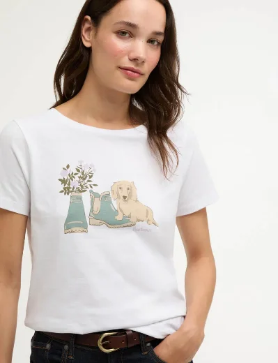 Barbour Women's Brambles T-Shirt | White