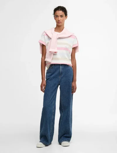 Barbour Womens Lyndale Stripe Top | Blue Multi